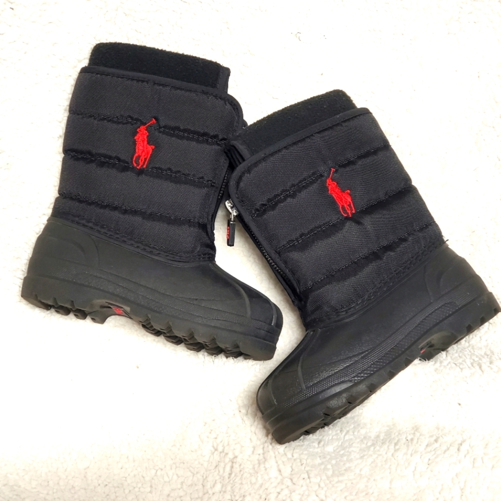 Winter Polo Boots little Kids Size 8